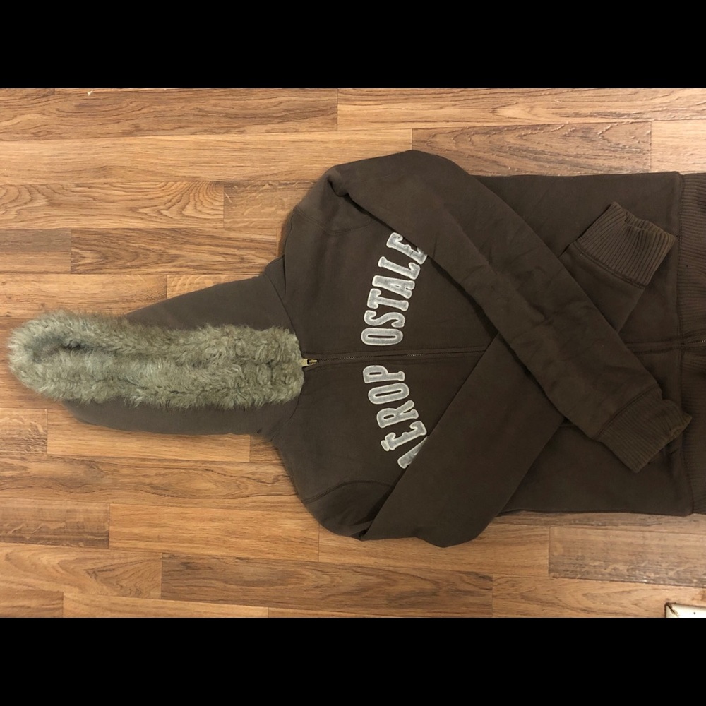 Y2K FUR AEROPOSTALE JACKET